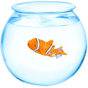 پک آکواریوم و ربات ماهی شناگر مدل Nano Fish