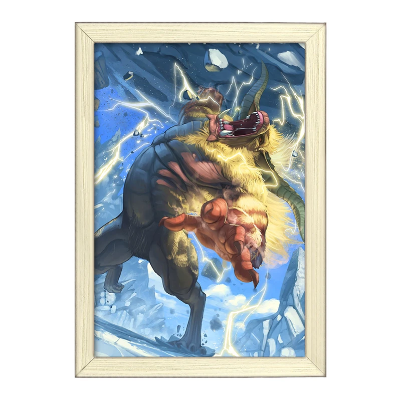 تابلو خندالو طرح بازی شکارچی هیولا (Monster Hunter) کد 33263