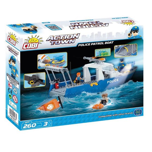 لگو کوبی مدل Action Town - Police Patrol Boat لگو کوبی مدل Action Town - Police Patrol Boat