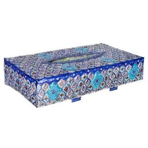 جعبه دستمال کاغذی میناکاری اثر سلطانی طرح 1