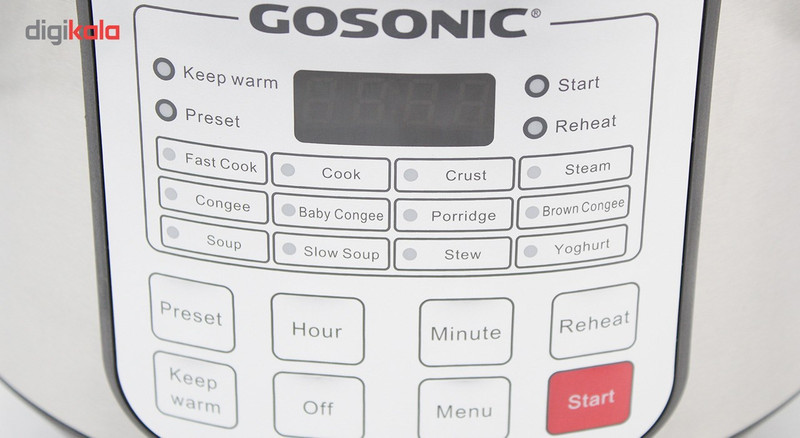 زودپز برقی 6 لیتری گوسونیک مدل GRC-674