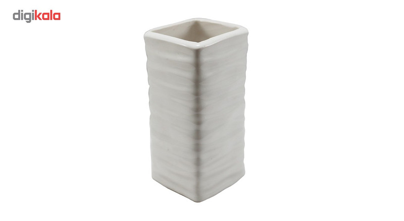 گلدان سرامیکی گلباران سبز مدل SR-01