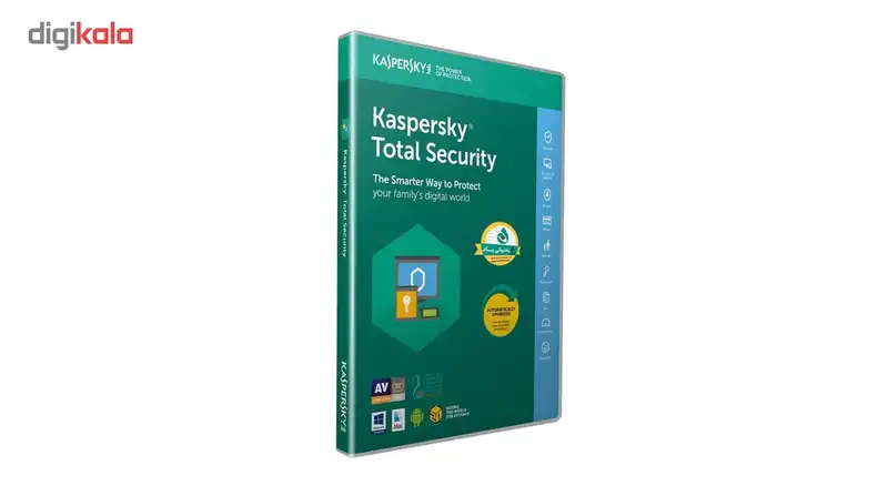 نرم‌افزار امنیتی کسپرسکی توتال سکیوریتی 3 کاربره 1 ساله