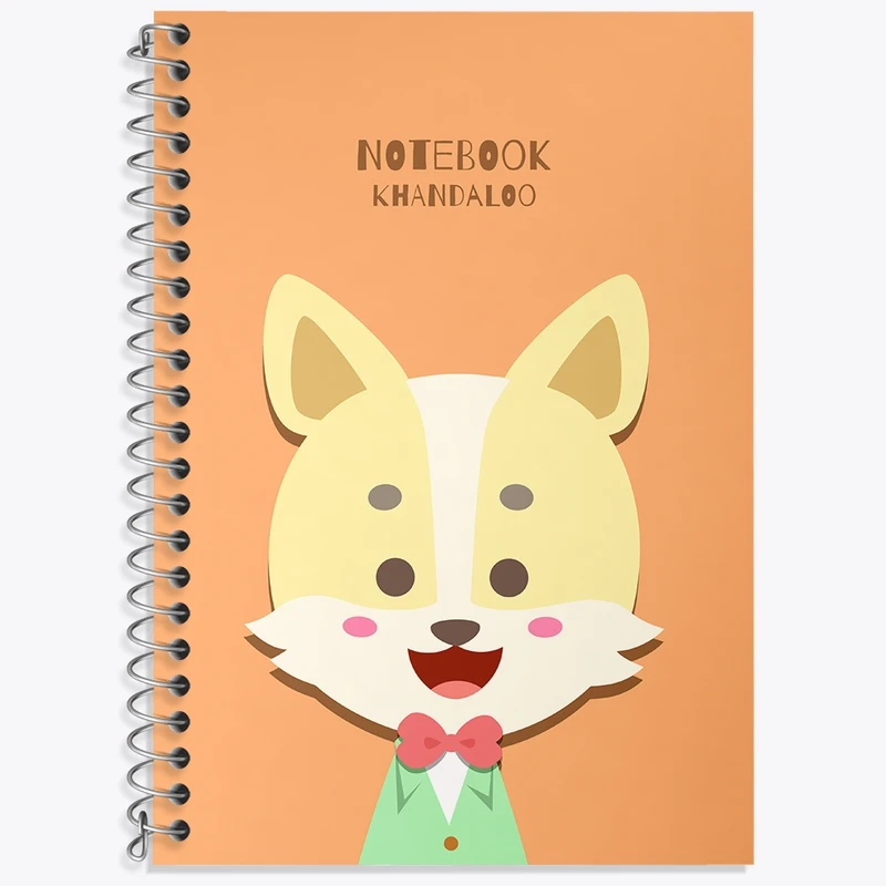 دفتر لغت 50 برگ خندالو طرح گرگ بامزه کد N1098