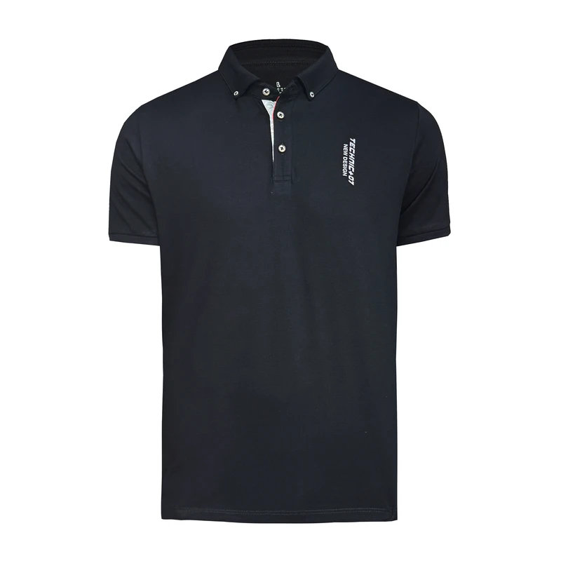 پولوشرت آستین کوتاه یقه دیپلمات ورزشی مردانه تکنیک+07 مدل  کد TS-169-ME