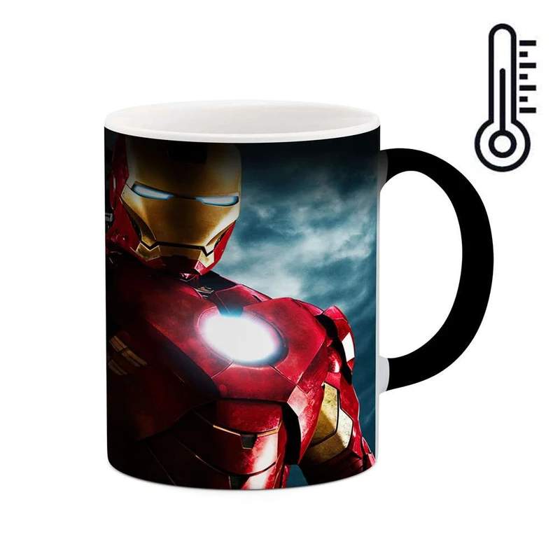ماگ حرارتی کاکتی مدل Iron Man کد mgh11822