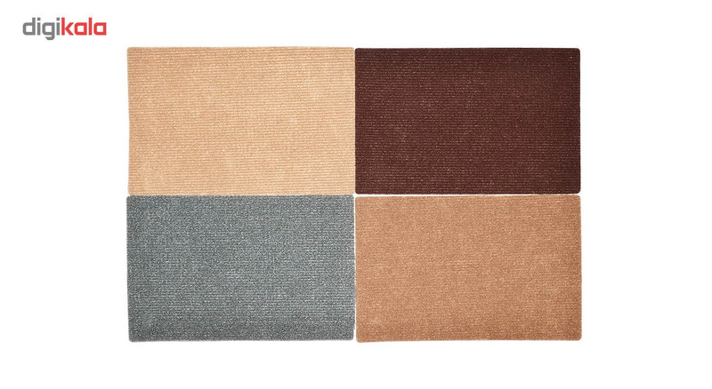 موکت ظریف مصور طرح کبریتی زمینه شکلاتی کد 1821