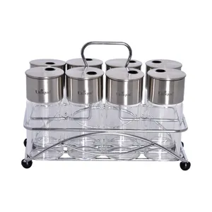 ست جا ادویه یونیک  8 پارچه مدل 1624 به همراه استند 