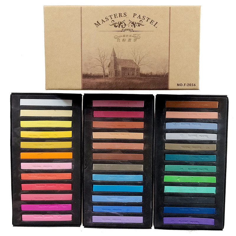 پاستل گچی 36 رنگ ماریز مدل Masters کد F-2036