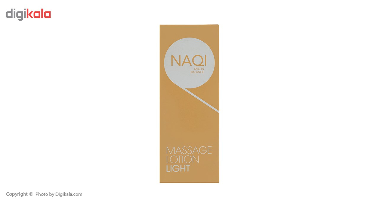 لوسیون ماساژ بدن ناکی مدل light حجم 200 میلی لیتر