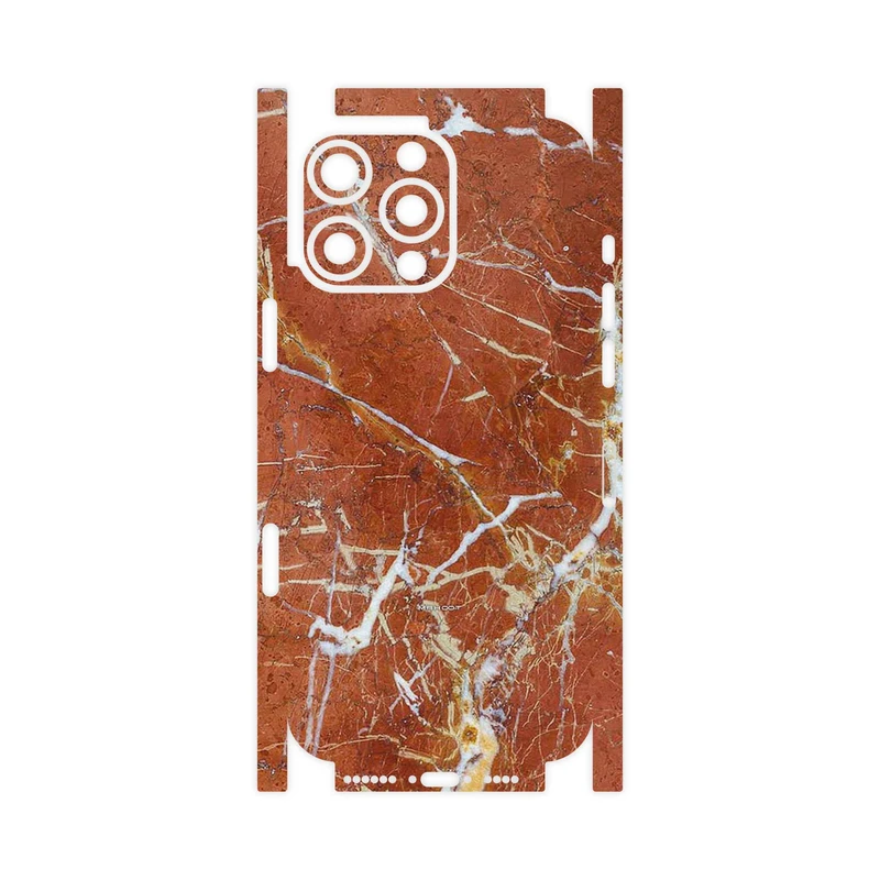 برچسب پوششی ماهوت مدل Red Marble-FullSkin مناسب برای گوشی موبایل اپل iPhone 16 Pro Max