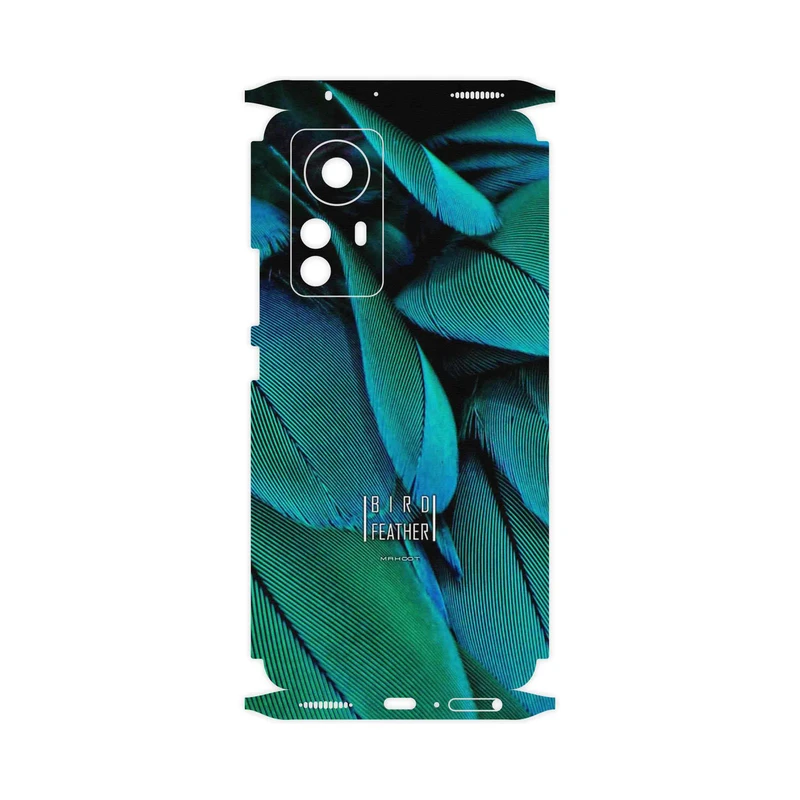 برچسب پوششی ماهوت مدل Green Feather-FullSkin مناسب برای گوشی موبایل شیائومی 12 Pro