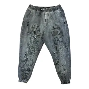 شلوار جین مردانه مدل چاپی