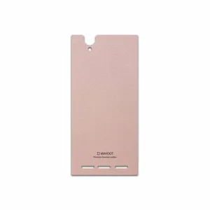 MAHOOT Rose Gold Leather Cover Sticker for Sony Xperia T2 Ultra