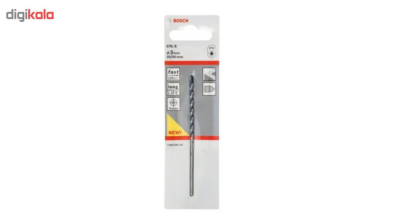 مته الماسه بوش مدل  2608590066 سایز 3 میلی متر