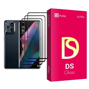 Asda DS Glass MIX003 Screen Protector For Oppo Find X3 Pro Pack Of 3