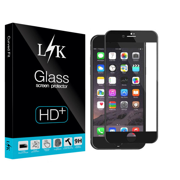 محافظ صفحه نمایش ال کی مدل Hard glass مناسب برای گوشی موبایل اپل Iphone 6/ 6s