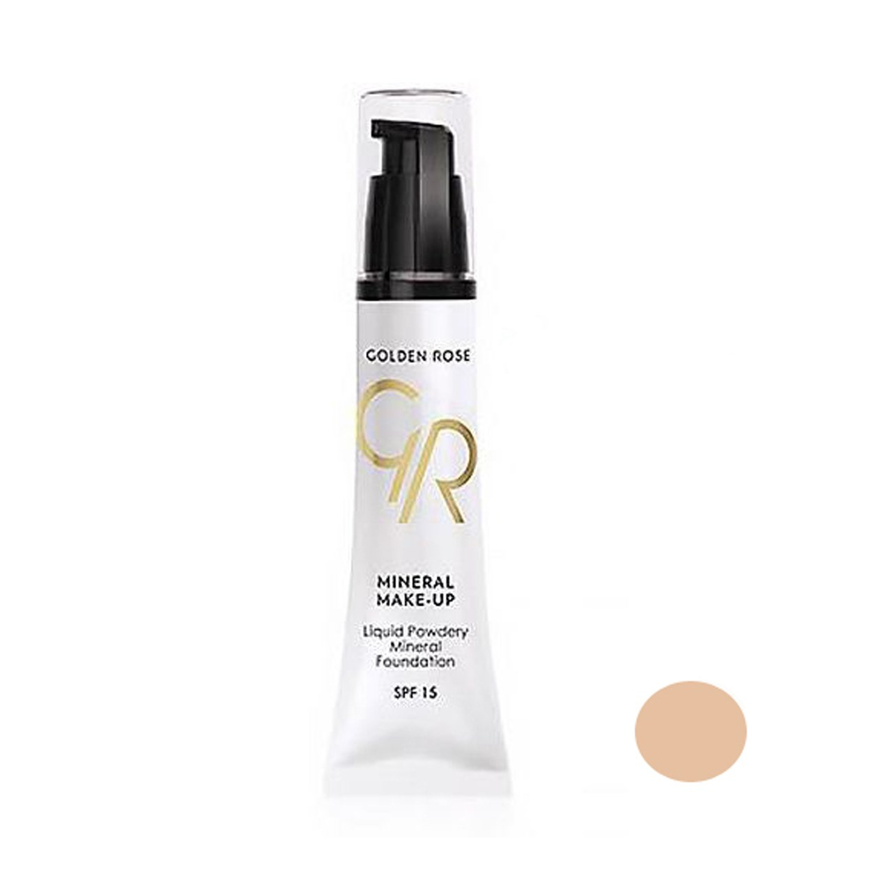 کرم پودر گلدن رز مدل mineral شماره 12