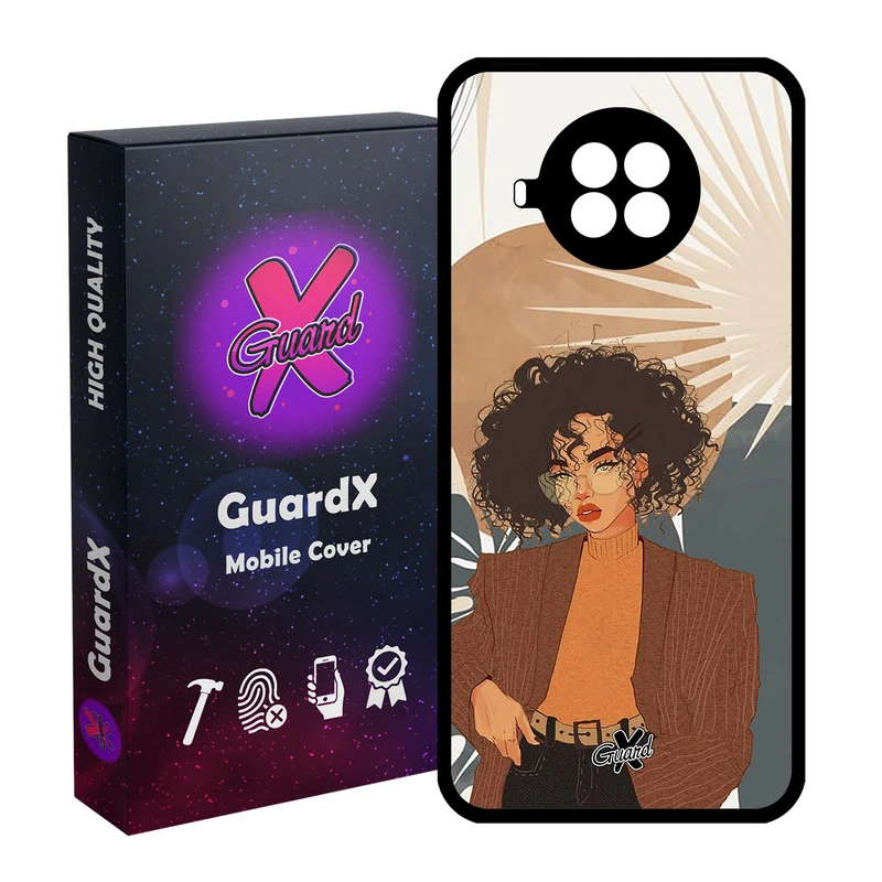 کاور گارد ایکس طرح Girl مدل Glass10369 مناسب برای گوشی موبایل شیائومی Mi 10T Lite / Mi 10I 5G / Redmi NOTE 9 PRO 5G