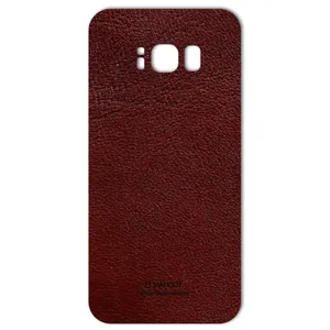 MAHOOT Natural Leather Cover Sticker for Samsung S8