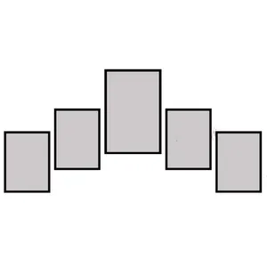 قاب عکس بکلیت مدل 215-86 مجموعه 5 عددی