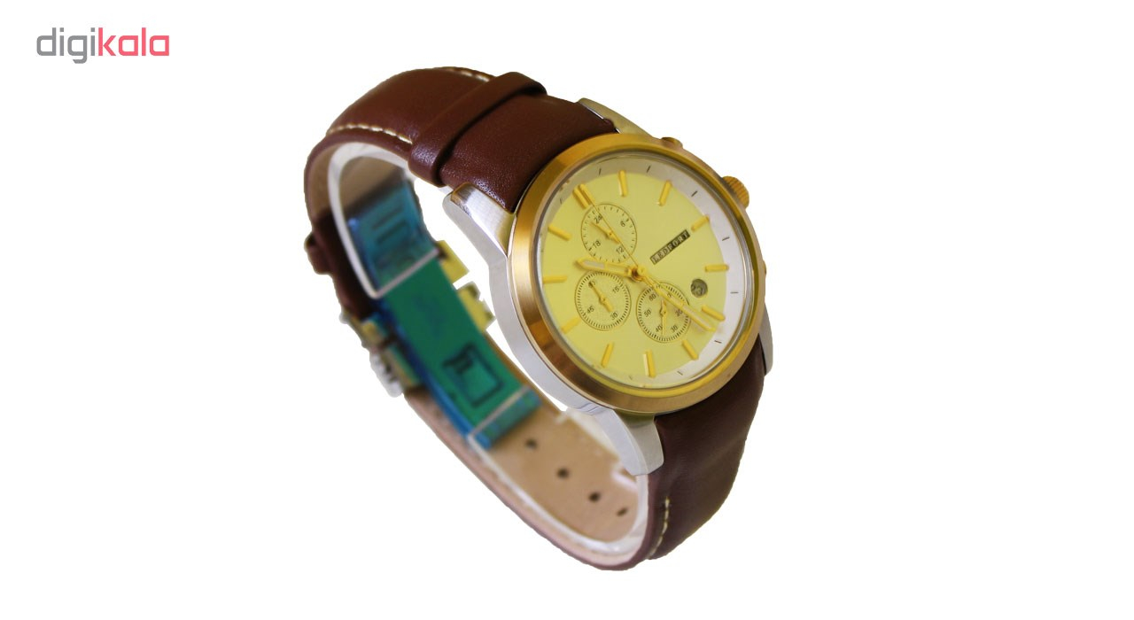 ساعت مچی عقربه ای زنانه لدفورت مدل کرنوگراف کد 04