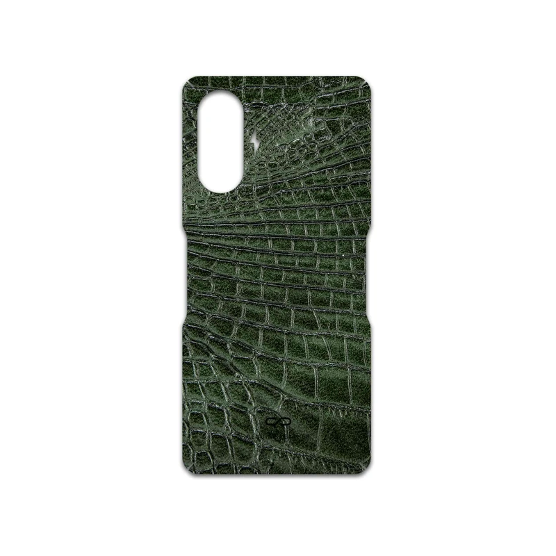 برچسب پوششی ماهوت مدل Green-Crocodile-Leather مناسب برای گوشی موبایل شیائومی Redmi K40 Gaming