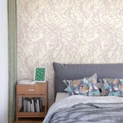 کاغذ دیواری مدل گل دار کد 7072