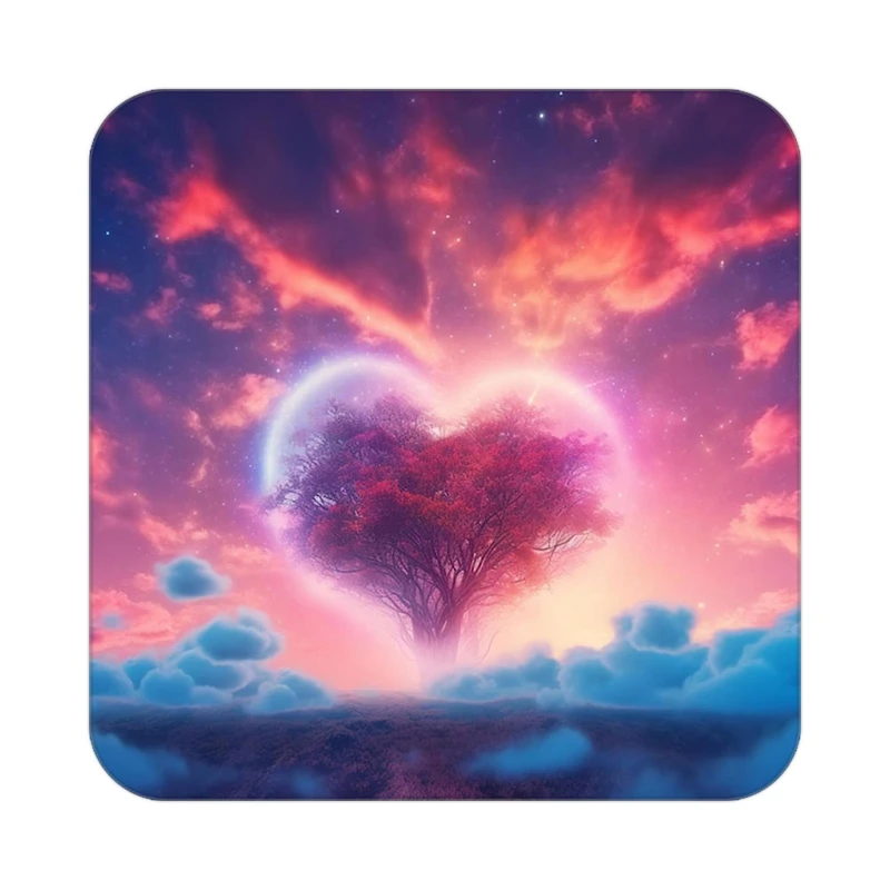 زیر لیوانی کاکتی مدل عاشقانه کد mp12043