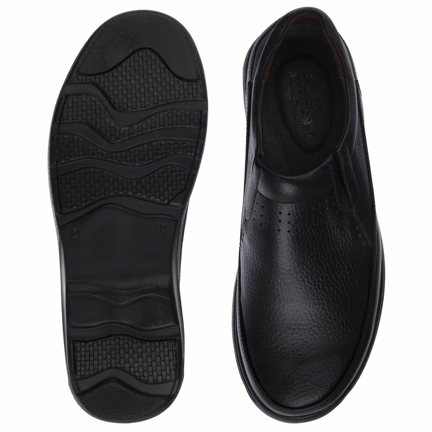 کفش روزمره مردانه دلفارد مدل چرم طبیعی کد D503101 -  - 6
