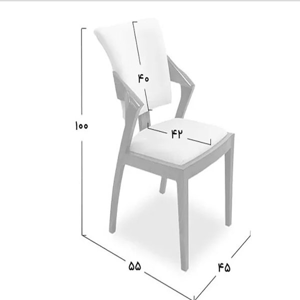 میز و صندلی ناهارخوری 4 نفره گالری آدرینو مدرن کد ۵۰۰۳