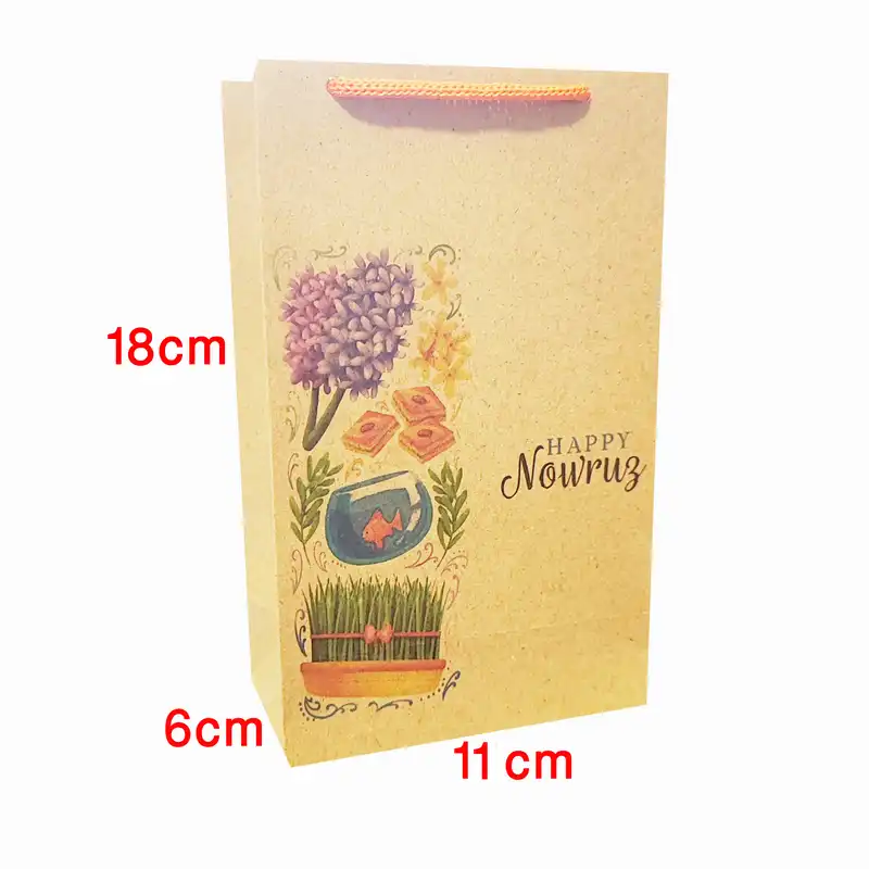ساک هدیه مدل نوروز و کادو مجموعه  6 عددی