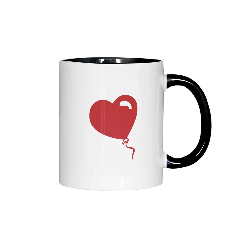 ماگ ژالینو طرح بادکنک قلبی کد 001