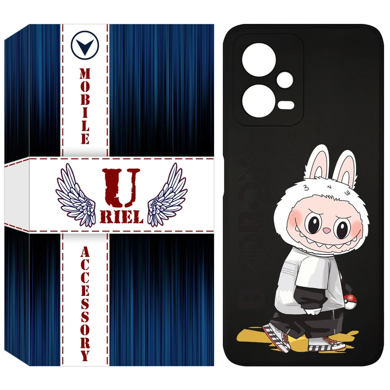 کاور یوریل مدل KSH کد 103 طرح عروسک لبوبو مناسب برای گوشی موبایل شیائومی Poco X5 / Redmi Note 12 5G