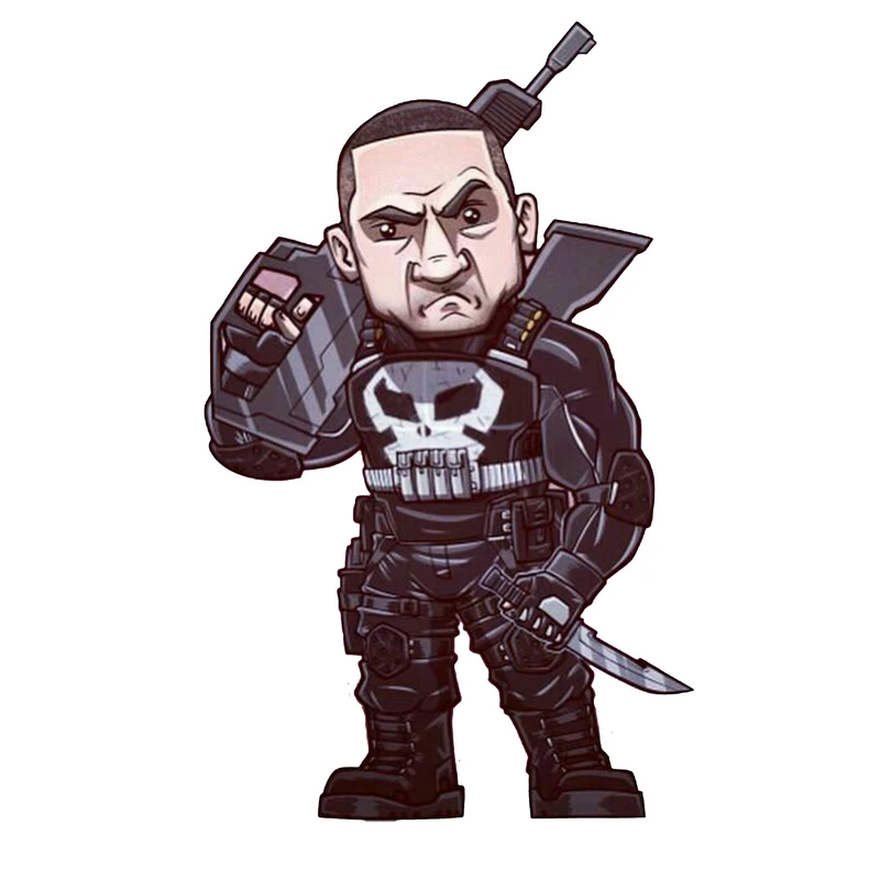 استیکر لپ تاپ و موبایل مدل سریال طرح پانیشر مارول مجازاتگر Punisher Marvel کد 4108