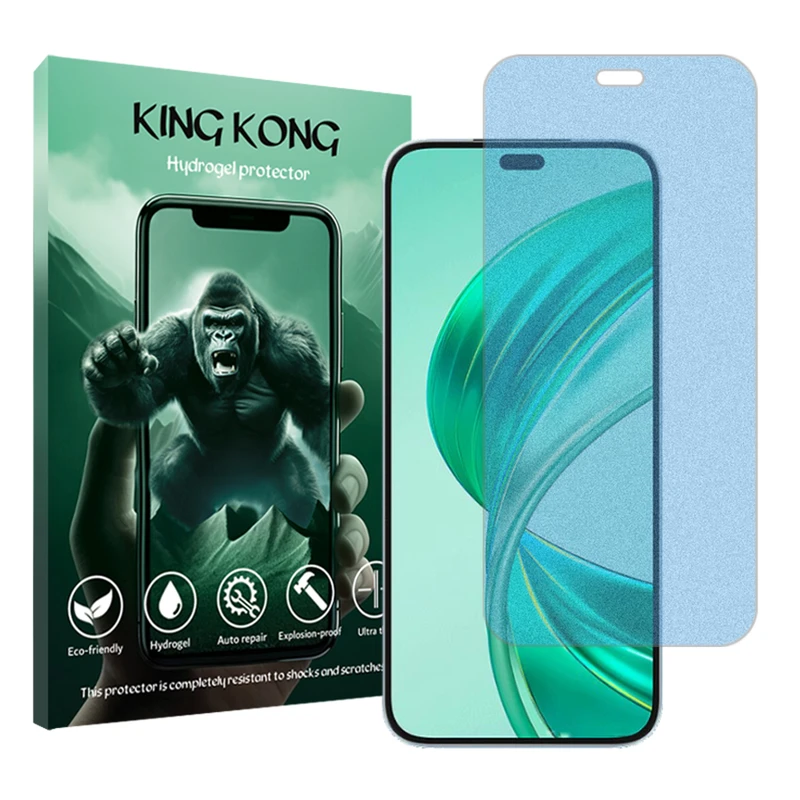محافظ صفحه نمایش مات آنتی بلو کینگ کونگ مدل Tough مناسب برای گوشی موبایل آنر X8b