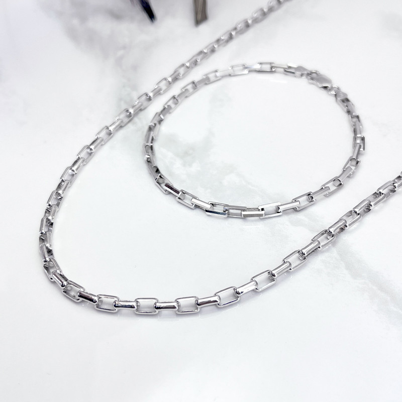 نیم ست نقره مردانه مدل  ونیزی 1361