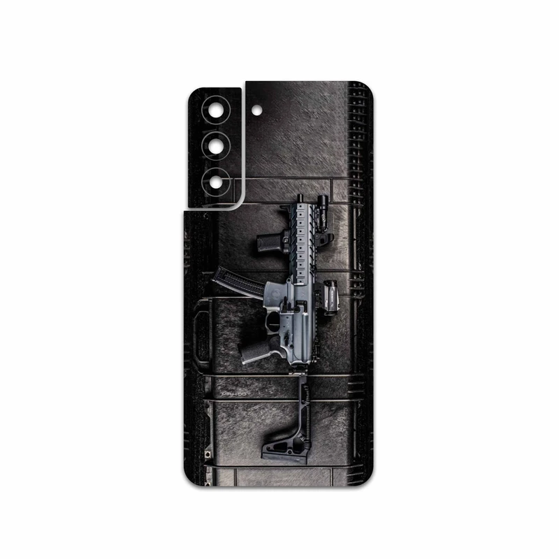 برچسب پوششی ماهوت مدل Gun مناسب برای گوشی موبایل سامسونگ Galaxy S21 FE 5G