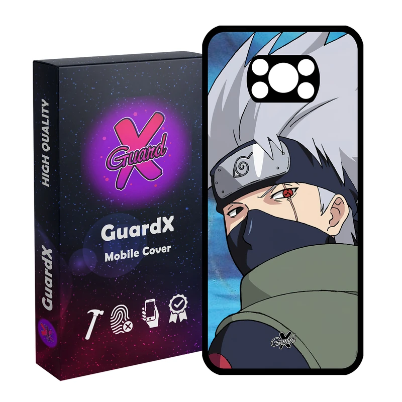 کاور گارد ایکس طرح Kakashi Anime مدل Glass10523 مناسب برای گوشی موبایل شیائومی Poco X3 NFC/Poco X3/Poco X3 Pro