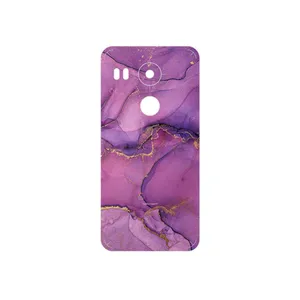 MAHOOT Purple Marble Cover Sticker for Google Nexus 5X