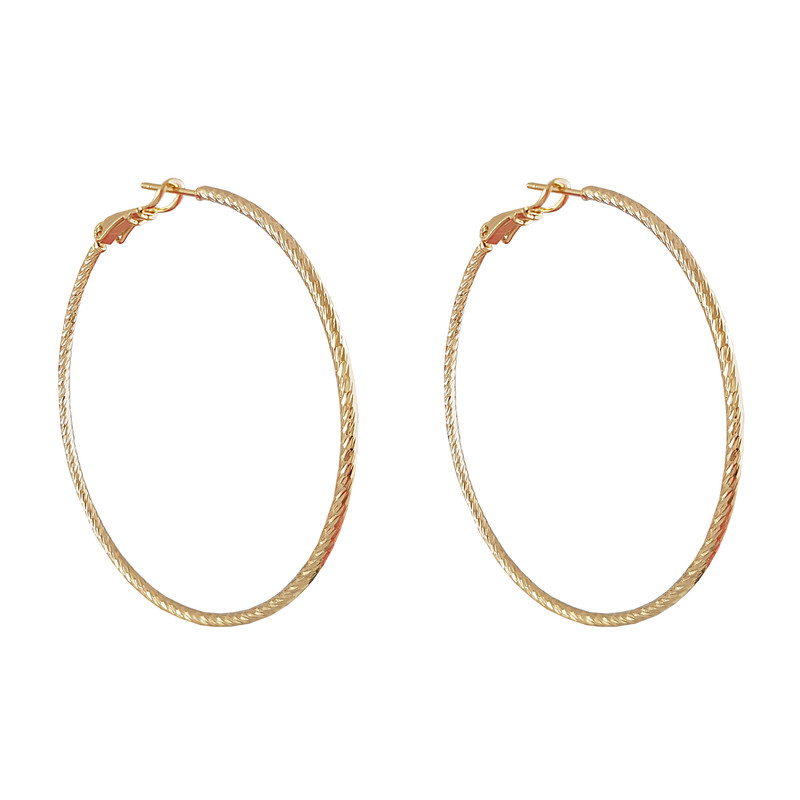 گوشواره زنانه ژوپینگ مدل حلقه ای کد XP1076