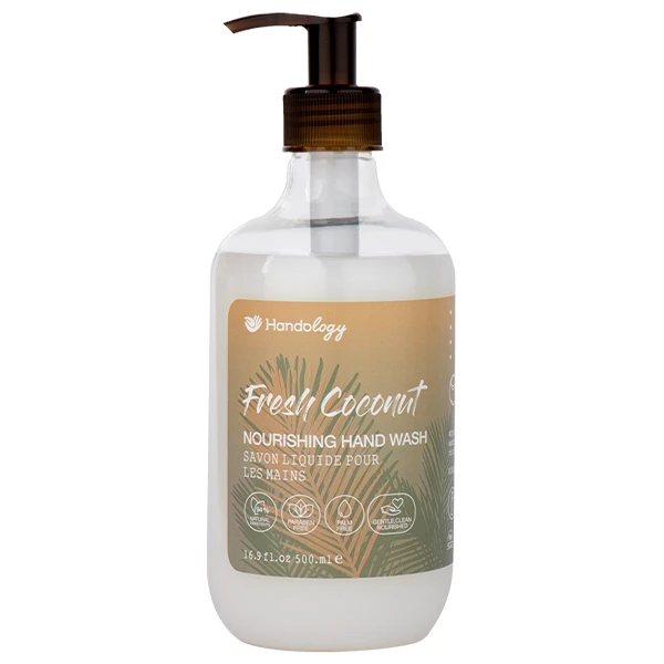 مایع دستشویی هندولوژی مدل Fresh Coconut حجم 500 میلی‌ لیتر