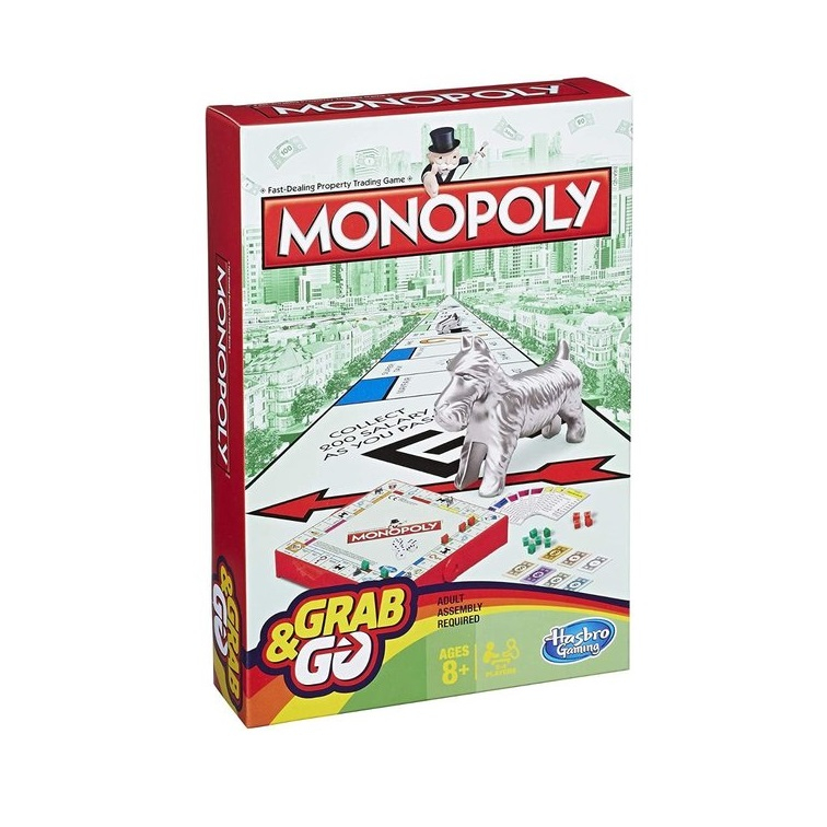 بازی فکری هاسبرو مدل Monopoly Grab N Go Game کد B1002