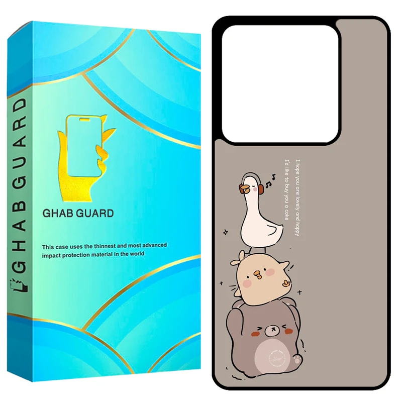 کاور قاب گارد طرح اردک مدل GCHPX6 مناسب برای گوشی موبایل شیائومی Redmi Note 13 Pro 5G / Poco X6