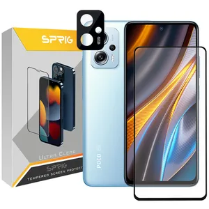Sprig 3D-FU camera lens protector for Xiaomi Poco X4 GT with screen protector