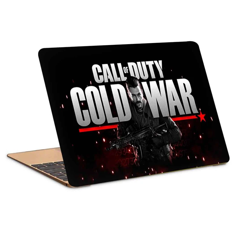 استیکر لپ تاپ طرح call of duty cold warکد c-114مناسب برای لپ تاپ 15.6 اینچ