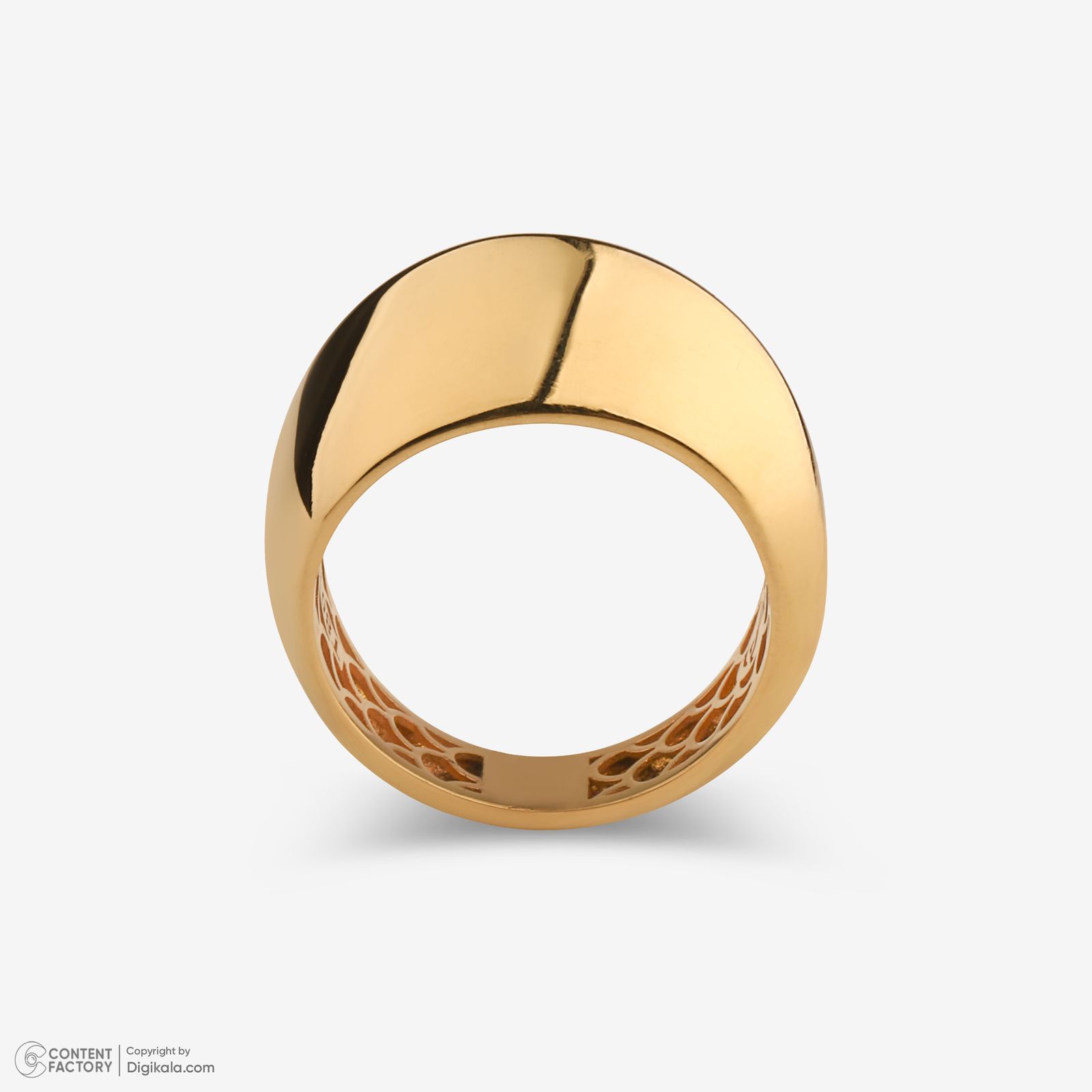 انگشتر طلا 18 عیار زنانه گلدم مدل R347012 سایز 56 -  - 6