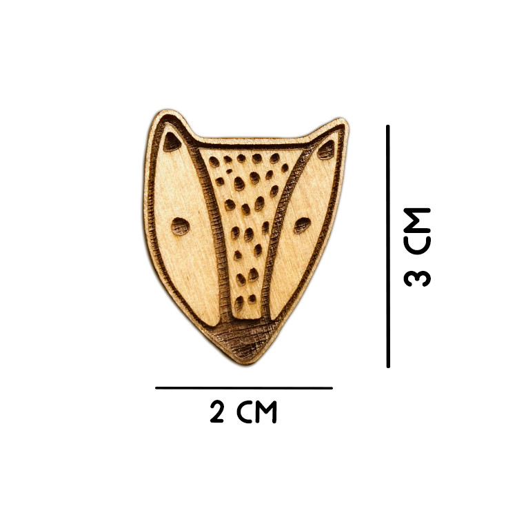 سنجاق سینه زنانه ماهوت طرح روباه کد F-01