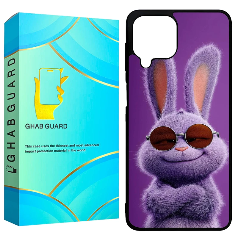 کاور قاب گارد طرح خرگوش مدل GCHPA224 مناسب برای گوشی موبایل سامسونگ Galaxy A22 4G / M22 4G / M32 4G
