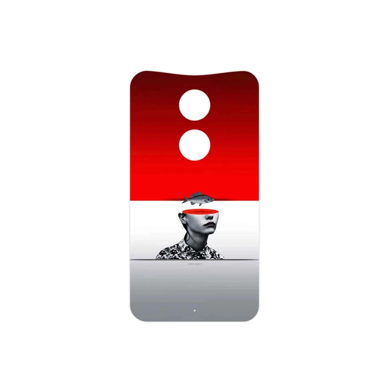 برچسب پوششی ماهوت مدل Collage of surreal Portrait of Women 1 مناسب برای گوشی موبایل موتورولا Moto X 2014